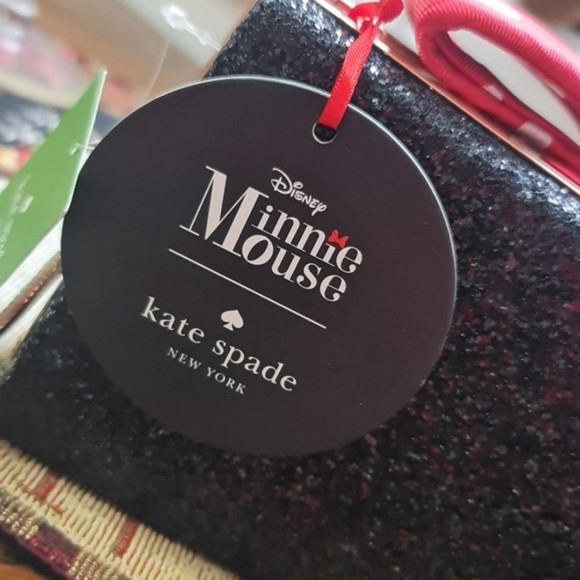 Authentic Minnie Mouse Kate Spade NY Crossbody Clutch NWTs - Picture 8 of 12
